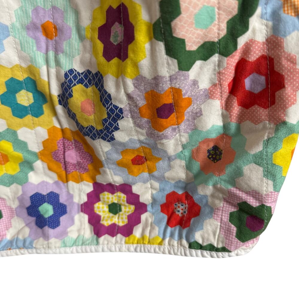 Mira Mikati White Floral Crochet Maxi Dress with Multicolor Flowers - Picture 12 of 16